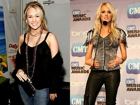 Carrie Underwood identifies herself as a 95% vegetarian.